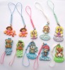 Wholesale Fashion mobile phone pendant(Flat,2D&3D)