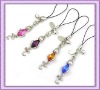 Wholesale Mobile Phone Charm decroated with shiny rhinestone