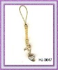 Wholesale Gold Mobile Phone Charm