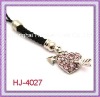Wholesale Heart Mobile Phone Charm