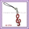 Wholesale Musical sign phone charm
