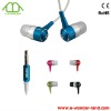 Wholesale Mini cute metal in-ear earphone