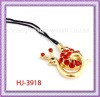 Wholesale Rhinestone Snail Phone Charm