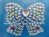 Wholesale Butterfly form crystal sticker
