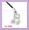 Wholesale Music Note Mobile Phone Charm