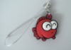 Wholesale 2011/pvc mobile phone pendant