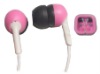 Wholesale colorful silicon earbuds with varied packings
