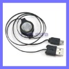 Retractable USB to Mini USB Data Cable