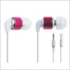 Wholesale metal earphone mp3 earphone colorful HST-011