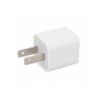 Ultra Mini 1A USB Power Adapter Charger White Color (100~240V AC)