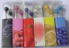Wholesale Furit Earphone/Smile Earphone for MP3/MP4 etc