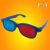 Wholesale plastic red blue 3d glasses for amusement