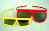 Wholesale Lovely frame plastic 45/135 degree passive linear polarized 3d glasses