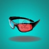 Wholesale 3D glasses Red Blue Cyan Plastic Framed 3 D Dimensional