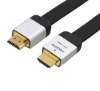 Wholesale new HDMI1.4 cable flat white color gold connectors 1080P 3D Ethernet