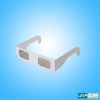 Wholesale popular color printed paper circular polarized 3d tv glasses