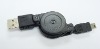 Wholesale usb retractabler cable Mini 5pin