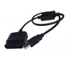 Wholesale Convertor cable for PS2 Controller to PS3/USB, USB For PS2 To PS3 Game Controller Converter Adapter