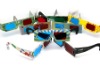 Wholesale colorful frame 3D paper glasses