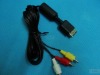 Wholesale 6ft Composite Standard 3AV Cable for PS 3/PS 2 games console
