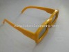Wholesale Attractive plastic yellow frame circular polarized 3D glasses