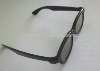 Wholesale Comfortable plastic black frame circular polarized 3D glasses