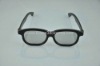 Wholesale Customized Real D plastic black frame circular polarized 3D glasses