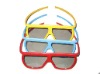 Wholesale Cute frame plastic 45/135 degree passive linear polarized 3d glasses