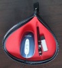Wholesale neoprene mouse pad & bag black/red
