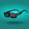 Wholesale high quality anaglyph 3d glasses with plastic frame and anaglyphic red cyan lense for 3d movies and vedios