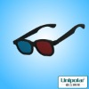 Wholesale plastic red cyan 3d glasses for 3d movie