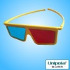 Wholesale red cyan plastic 3d glasses for 3d cinema