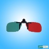 Wholesale Clip -on Thicken Red Green 3D Glasses