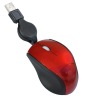 Wholesale retractable cable,mini wired optical mouse SM-256