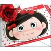 Wholesale children design mouse pad with UV print