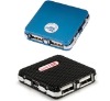 leather 4 port usb hub