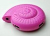 Wholesale new usb hub, 4ports usb hub, snail shape hub