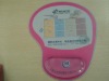 Wholesale pink wrist mouse mat with OEM services