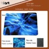 Wholesale Silky fabric large/rug size rubber mouse pad