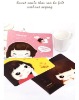 Wholesale promotion gifts lovely catoon girl mouse pad