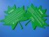 Wholesale Leaf shaped silicone hotpad/holder/cup mat with printed logo
