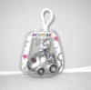 bear car pendant, Popobe bear, bear with vinyl key ring