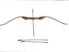 wooden bow and arrow