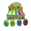 Wholesale egg shape light weight snow putty for kids