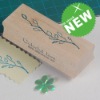 wooden rubber stamp