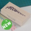wooden rubber stamp