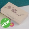 wooden rubber stamp