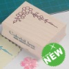 wooden rubber stamp
