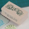 Wholesale new style novelty wooden seal rubber stamp