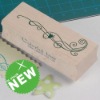 wooden rubber stamp